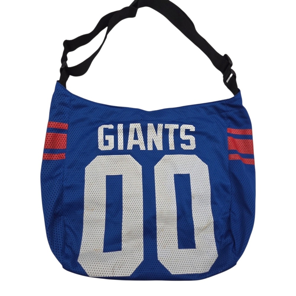 ProFANity by Little Earth NFL New York Giants 00 Jersey Crossbody Tote Bag Purse